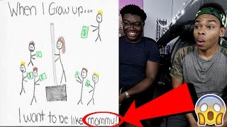 FUNNIEST Kid Drawings EVER Ft DangMattSmith [upl. by Dodson]