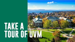 Aerial View of the Campus at the University of Vermont [upl. by Inus]