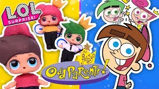 ✨🤴🏻The Fairly OddParents👸🏼 ✨COSMO WANDA ampTIMMY TURNER Lol Custom Dolls Toy Transformations [upl. by Viking109]