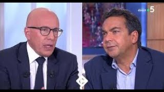 Éric Ciotti s’en prend violemment à Patrick Cohen en direct sur France 5 [upl. by Anaujahs]