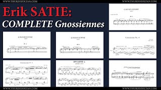 Erik Satie Complete Gnossiennes 1  7 audio  sheet music Thurzó [upl. by Karlik377]