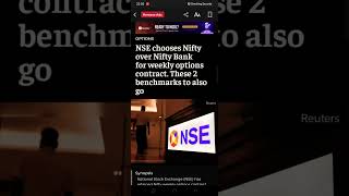 NSE chooses Nifty for weekly expiry contract from 20th Nov nifty [upl. by Valenza]