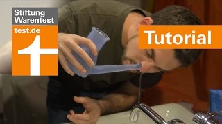 Tutorial Nasenduschen richtig nutzen  Tipps amp Test der Stiftung Warentest [upl. by Asiil]