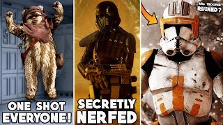 Battlefront 2 just made WEIRD Reinforcement Changes Death Trooper Nerf INSANE Ewok Damage amp More [upl. by Aylmar]