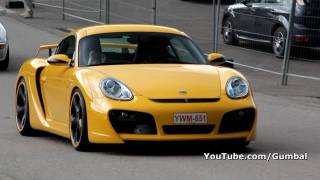 Porsche Cayman Techart GT Widebody 1080p HD [upl. by Vitia]