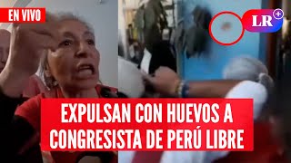 Padres y alumnos EXPULSAN a CONGRESISTA lanzando HUEVOS en Arequipa  EN VIVO  EnDirectoLR [upl. by Icyaj]