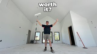 We Used the MOST EXPENSIVE Sherwin Williams Interior Paint [upl. by Aihseyk]