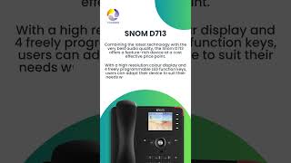 IP Telephony with SNOM D713 [upl. by Araeit]