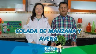 Colada de manzana y avena  A partir de los 8 meses de edad [upl. by Esinej]