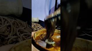 Cooking easy Japanese food in India Soba noodle with Taro potatoes cooking food sobatrbpn [upl. by Adoree]