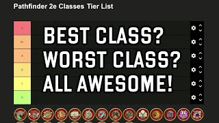 Pathfinder Second Edition Class Tier List [upl. by Niwroc]