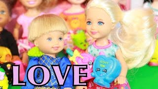 Chelsea Clubhouse Barbie Kids Play with Season 1 Shopkins [upl. by Sholem]