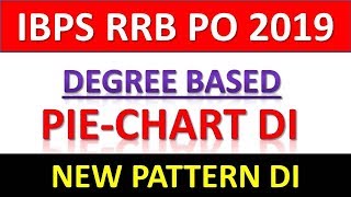 Degree Based PieChart DI For IBPS RRB POCLERK PRELIMS 2019 [upl. by Benetta]