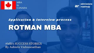 Rotman MBA Toronto  Application and Interview Advice [upl. by Sajet215]