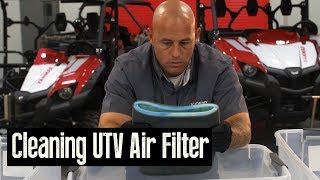 YANMARAcademy Bull UTV Cleaning the Air Filter [upl. by Rapsac81]