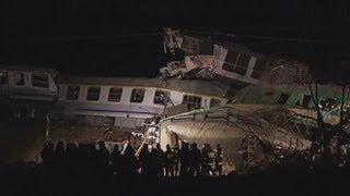 Train crash kills at least 13 in Poland [upl. by Efioa]