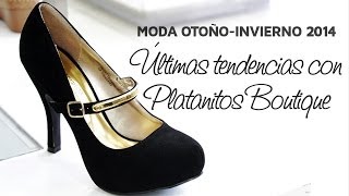 Tendencias en zapatos para el OtoñoInvierno 2014 Platanitos  Unicaspe [upl. by Kaine]