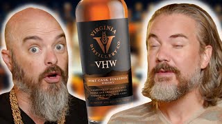 Virginia Distillery VHW Port Cask Finished Whiskey Review [upl. by Clarhe]