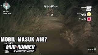 Spintires Mudrunner Indonesia Mods  Masuk ke Air di Map IOX BC1 [upl. by Ennaeirrac]