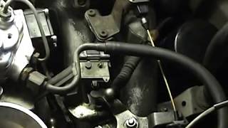 Mercedes 300E EHPA replacement plus Transmission amp accelerator cable adjustment [upl. by Dnalyag]