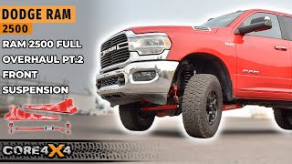 Ram 2500 Complete Overhaul pt2 3quot lift and front suspension  Core 4x4 [upl. by Roye]