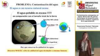 CONTAMINANTES EMERGENTES EN AGUAS [upl. by Nothgierc555]