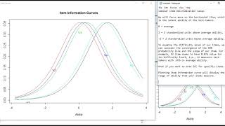 Rasch model with ltm package in R for beginner  Part 2 [upl. by Nnahs]