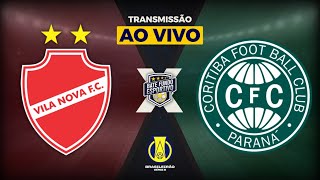 VILA NOVA X CORITIBA AO VIVO  TRANSMISSÃO SÉRIE B AO VIVO  19102024 [upl. by Ahsla]