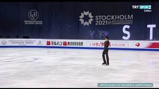 YUZURU HANYU 2021 Dünya Artistik Buz Pateni Şampiyonası ndaki Harika Performansı [upl. by Aihsenyt]