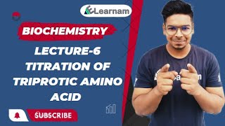 Biochemistry  Lecture6  Titration of Triprotic Amino Acid  By Virendra Singh  CSIR  GATE  DBT [upl. by Slavin]