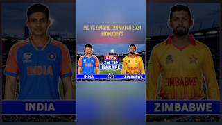 IND vs zim T20 Series 2024 3rd Match Highlightsadxcricket [upl. by Canada]