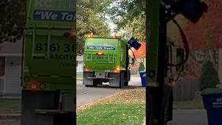 Lid Flipping Garbage Truck garbagetrucks trashtruck short shorts shortsfeed shortvideo [upl. by Letnoj]