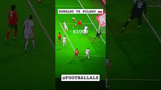 RONALDO BICYCLE KICK VS POLAND cr7 football shorts [upl. by Tobiah]