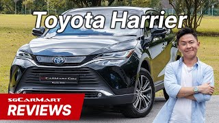 2021 Toyota Harrier Hybrid 25 Luxury  sgCarMart Reviews [upl. by Eemaj]