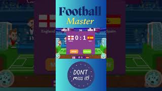 Football MASTERS Go HeadtoHead in Pokis Master Game  shorts [upl. by Aivata]