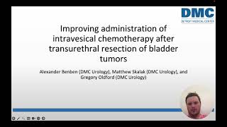 Improving administration of intravesical chemotherapy after transurethral resection of bladder tumor [upl. by Kaasi]