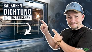 Backofen Dichtung tauschen  so geht es [upl. by Jaquenette64]