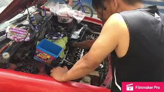 cylinder head gasket blown gasket replacement DIY [upl. by Haym]