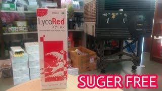 LycoRed Syrup daily health Supplement [upl. by Enirahtac547]