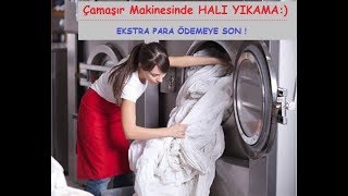 Çamaşır Makinesinde Halı Nasıl Yıkanır Kaç Derecede Yıkanır [upl. by Enitsirhc969]