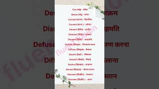 Common Confusable Words in English and Hindi [upl. by Jarnagin128]