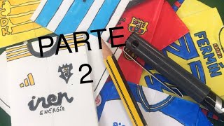 PARTE 2 Tutorial como hacer camisetas de fútbol hechas de papel [upl. by Aicilra190]