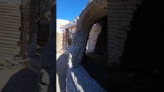 Superadobe Dome House Tour home shorts how tour diy [upl. by Jeniffer357]