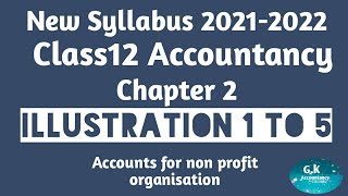 12th AccountancyChapter 2 illustration 1 to 5 [upl. by Sitto]