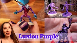 Luxion Purple  Citadel Contrast Paint Review [upl. by Arednaxela925]