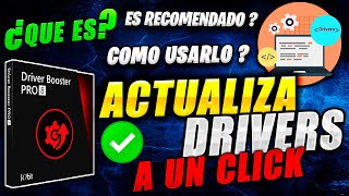 COMO USAR DRIVER BOOSTER ✅ Actualiza o Instala DRIVERS De Tu PC LAPTOP Super Facil Y Rapido [upl. by Anahsor]