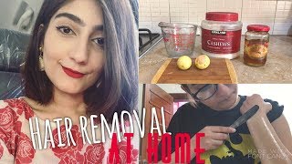 How To Make Hair Removal Wax at Home Hands Face and Body  Anushae Says [upl. by Nolak]