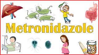 MetronidazoleFlagyl  Mechanism Of Action Indications Adverse Effects amp Contraindications [upl. by Naiva]