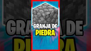 Granja de PIEDRA FÁCIL Minecraft Bedrock121 [upl. by Abagael]