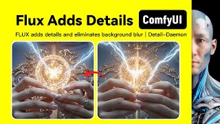 FLUX adds details｜DetailDaemon｜ComfyUI｜Workflow Download Installation Setup Tutorial [upl. by Delfine]
